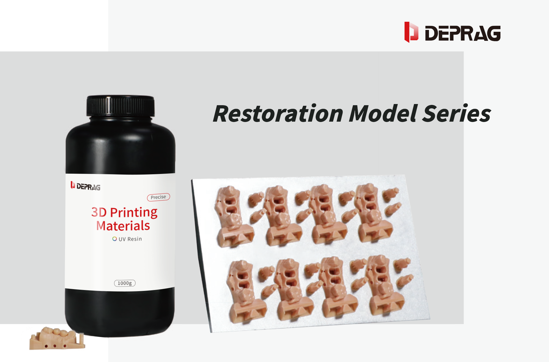 Deprag Restoration Model Resin for 3D Printing