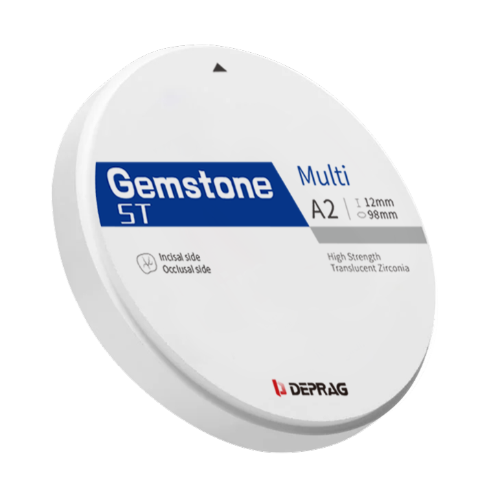 Dental zirconia disc DEPRAG Gemstone ST | Dentiverse